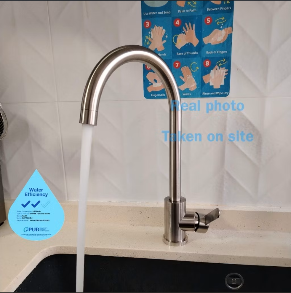 Kitchen faucet installation